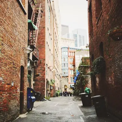 An Alleyway in Seattle, Washington.